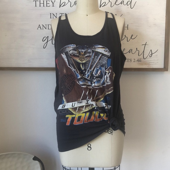 Harley-Davidson Tops - Vintage 1990 Harley-Davidson Distressed Tank Top L